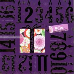 Carte Deco et Découpe - Bon anniversaire chiffre- DD14 - 14.5x14.5 cm