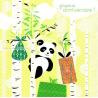 Carte Deco et Découpe - Joyeux anniversaire le Panda - DD27 - 14.5x14.5 cm