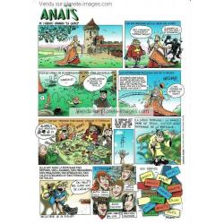 Carte prénoms en BD - Anaïs - 15x21 cm