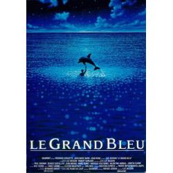 Affiche Le grand bleu avec Jean Reno - Luc Besson - 40x53 cm Pliée