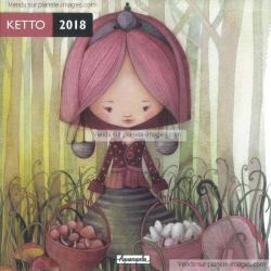 Calendrier collector 2018 Ketto - La cueillette - 30x30 cm