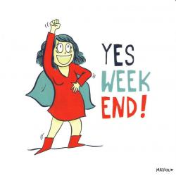 Carte Mathou - Yes Week End - 14x14 cm