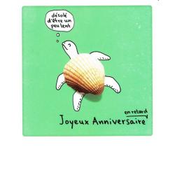 Carte Pickmotion de @Cintascotch - Joyeux anniversaire en retard - 10.5x13 cm