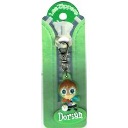 Porte-clés Zipper prénom DORIAN - 6.5x3 cm env