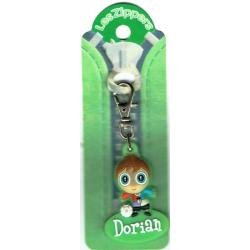 Porte-clés Zipper prénom DORIAN - 6.5x 3 cm env