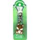 Porte-clés Zipper prénom ELISA - 6.5x 3 cm env