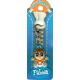 Porte-clés Zipper prénom FABIEN - 6.5x 3 cm env