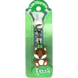 Porte-clés Zipper prénom KENZA - 6.5x3 cm env