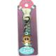 Porte-clés Zipper prénom LAURA - 6.5x 3 cm env
