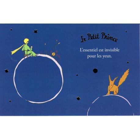 Carte Le Petit Prince De Saint Excupery L Essentiel Est Invisible Pour Les Yeux Le Renard 10x15 Cm Planete Images Co