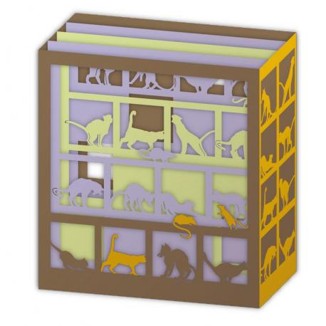 Carte Relief Pop Up - Les chats - PL35 - 11x5x11.5 cm