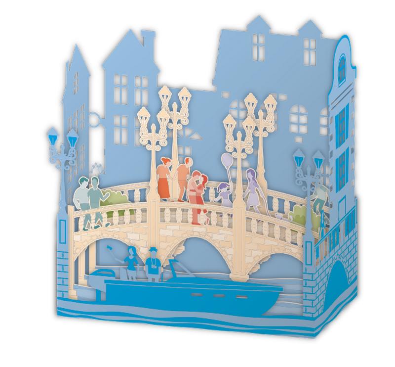 Carte Relief Pop Up Venise Pl48 11x5x11 5 Cm Planete Images Com