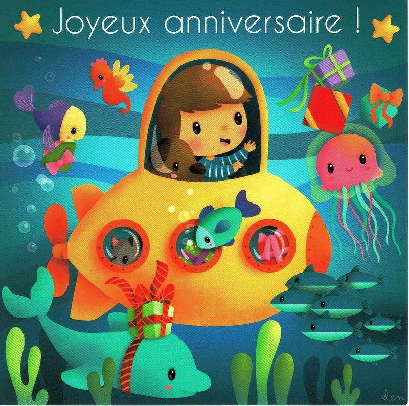Carte Elen Lescoat Titi Pinson Joyeux Anniversaire Le Monde Aquatique 13 5x13 5 Cm Planete Images Com Carte Elen Lescoat Titi Pinson Joyeux Anniversaire Le Monde Aquatique 13 5x13 5 Cm Planete Images Com