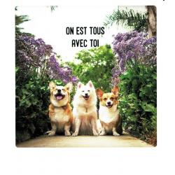 Carte Pickmotion de @Emwng - On est tous avec toi - 10.5x13 cm