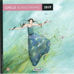 Calendrier Gaëlle Boissonnard collector 2019 - dans le vent - 16x16 cm