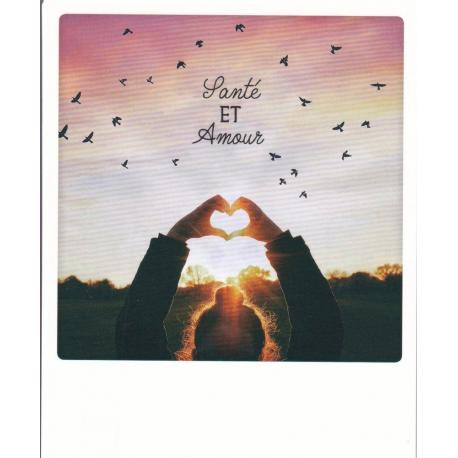 Carte Noël Pickmotion de @Mrtin - Santé et Amour - 10.5x13 cm