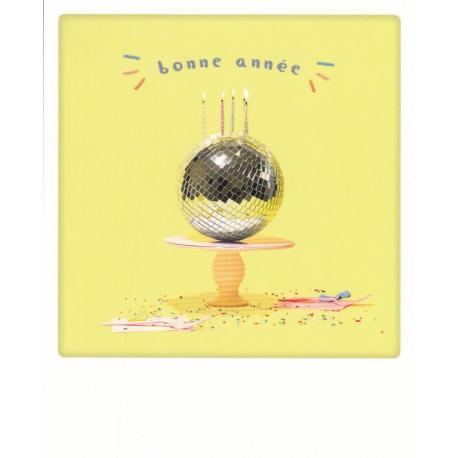 Carte Noël Pickmotion de @Dizzydisco - Une belle et heureuse année - 10.5x13 cm