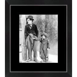 Affiche encadrée Le Kid - Chaplin - 24x30 cm (Cadre Tucson)