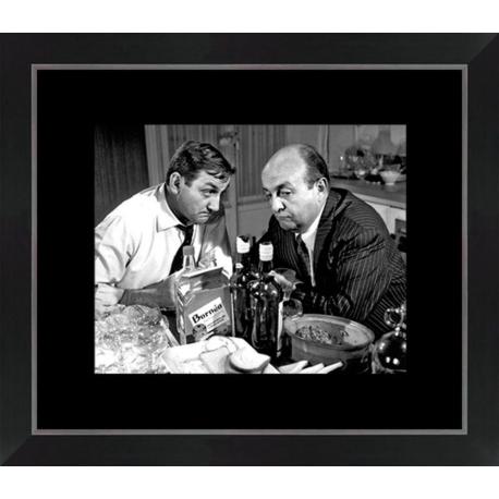 Affiche encadrée Les Tontons Flingueurs - Ventura Blier (en cuisine) - Dimension 24x30 cm