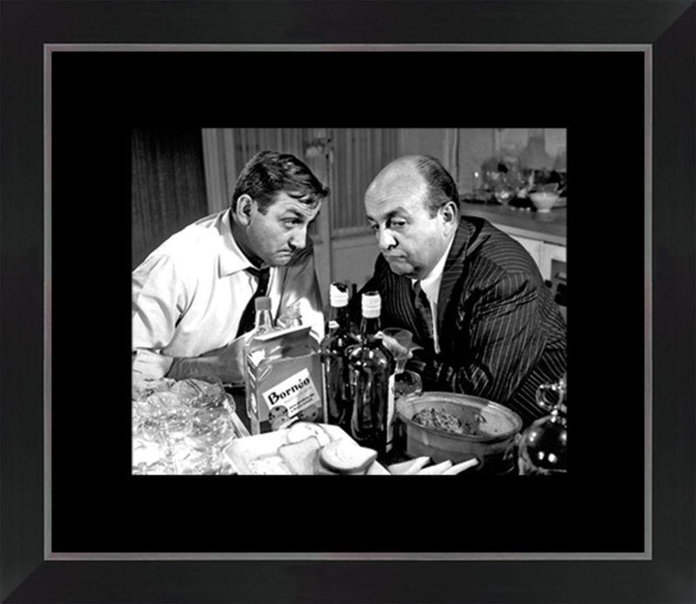 Film Avec Lino Ventura Et Bernard Blier Photo Noir et Blanc du Film Les Tontons Flingueurs avec Lino Ventura