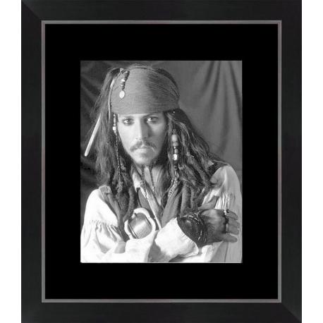 Affiche encadrée Pirates des Caraïbes - Dimension 24x30 cm
