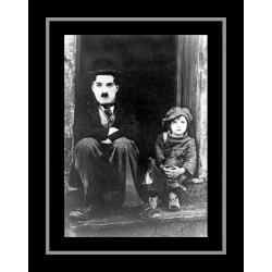 Affiche encadrée Le Kid - Charlie Chaplin - 50x70 cm