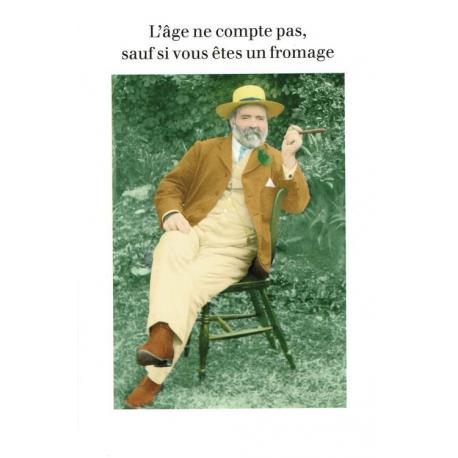 Carte humour de Cath Tate - L'âge ne compte pas... - 21x29.7 cm