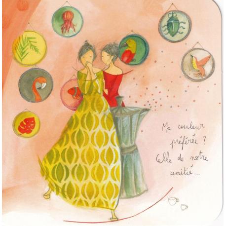 Carte Anne Sophie Rutsaert Ma Couleur Preferee Celle De Notre Amitie 14x14 Cm Planete Images Com Carte Anne Sophie Rutsaert Ma Couleur Preferee Celle De Notre Amitie 14x14 Cm Planete Images Com