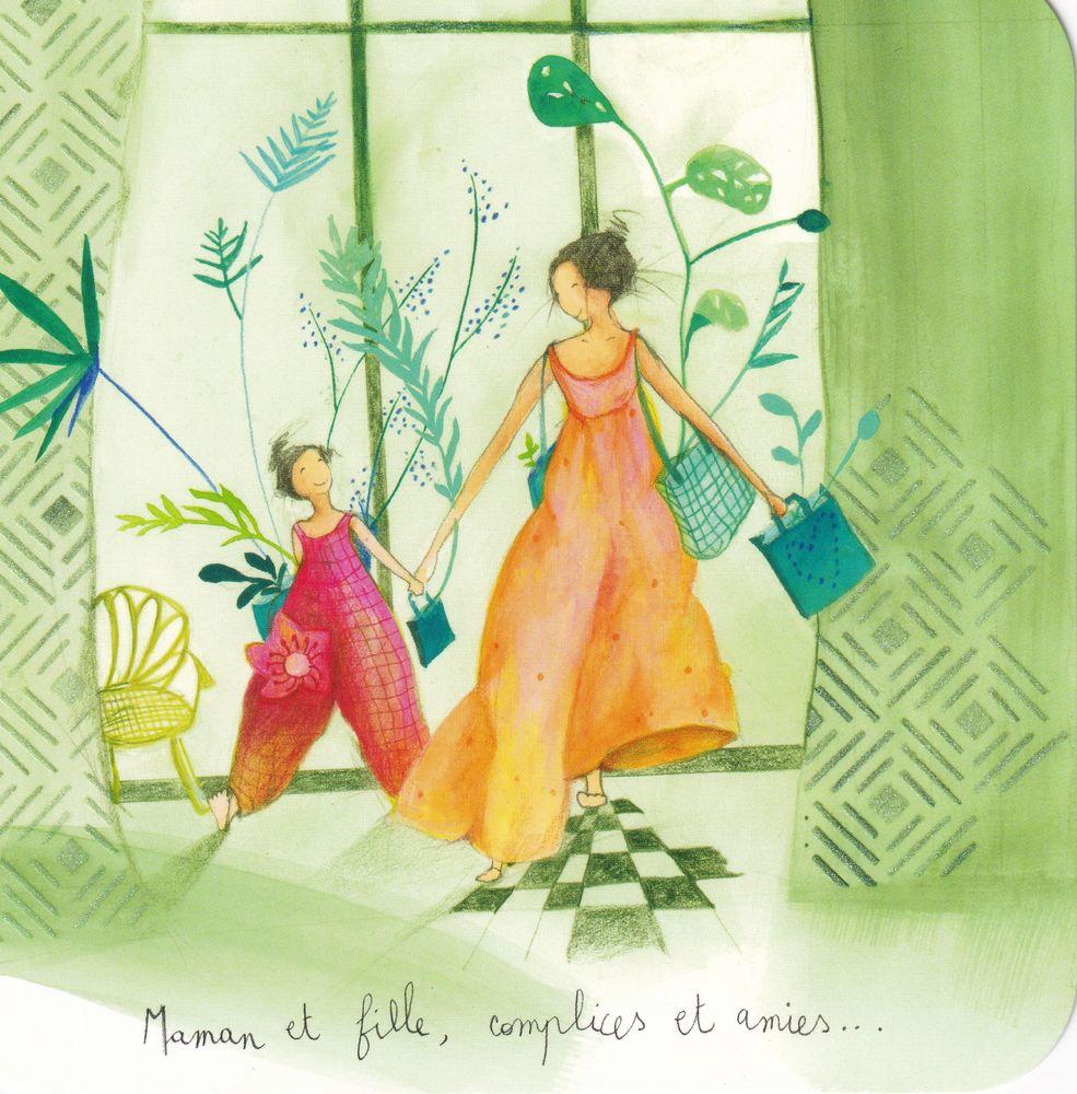 Carte Anne Sophie Rutsaert Maman Et Fille Complices Et Amies 14x14 Cm Planete Images Com Carte Anne Sophie Rutsaert Maman Et Fille Complices Et Amies 14x14 Cm Planete Images Com