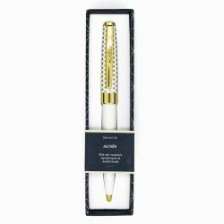 Stylo prénom AGNES - Rétractable + boite cadeau
