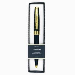 Stylo prénom ALEXANDRE - Rétractable + boite cadeau