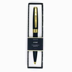 Stylo prénom ANDRE - Rétractable + boite cadeau