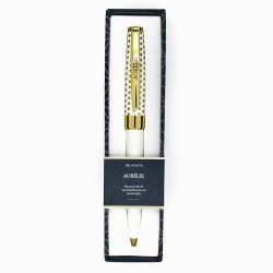 Stylo prénom AURELIE - Rétractable + boite cadeau
