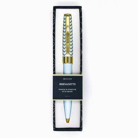 Stylo prénom BERNADETTE - Rétractable + boite cadeau