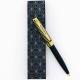 Stylo prénom DOMINIQUE - Rétractable + boite cadeau