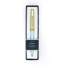 Stylo prénom Draeger NATHALIE - Rétractable + boite cadeau
