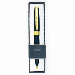 Stylo prénom VINCENT - Rétractable + boite cadeau