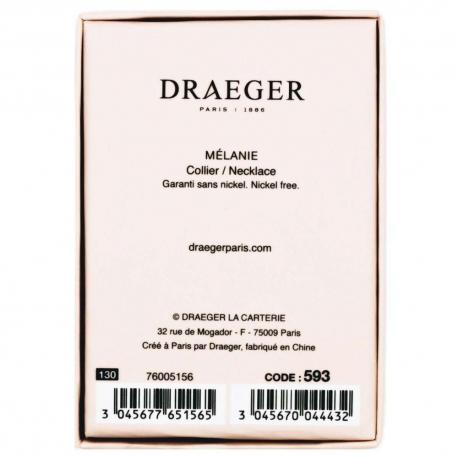 Collier pendentif prénom MELANIE - 42 cm env réglable