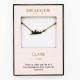 Collier pendentif prénom CLAIRE - 42 cm env réglable