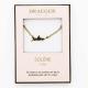 Collier pendentif prénom SOLENE - 42 cm env réglable