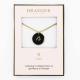 Collier pendentif lettre N - 42 cm env réglable