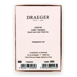 Collier pendentif prénom AGATHE - 42 cm env réglable