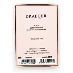 Collier personnalisé Draeger prénom ALICE - 42 cm env réglable