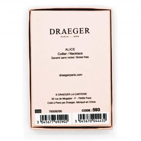 Collier pendentif prénom ALICE - 42 cm env réglable