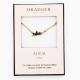 Collier pendentif prénom ALICIA - 42 cm env réglable