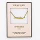 Collier pendentif prénom AMANDINE - 42 cm env réglable