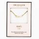 Collier pendentif prénom ANAIS - 42 cm env réglable
