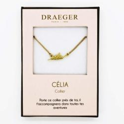 Collier prénom personnalisé CELIA - 42 cm env réglable