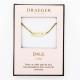 Collier pendentif prénom EMILIE - 42 cm env réglable