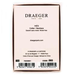Collier personnalisé Draeger prénom INES - 42 cm env réglable
